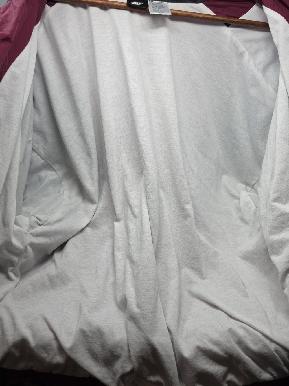 Nike Women's Burgundy Colorblock Windbreaker Jacket - Picture 8 of 11